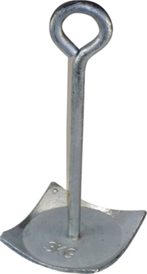 Plateanker 10 kg galvanisert stål