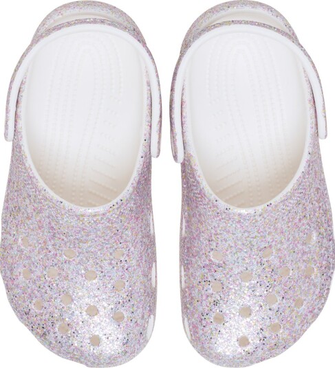 Crocs Classic Fantasy Glitter Clog K White 28/29