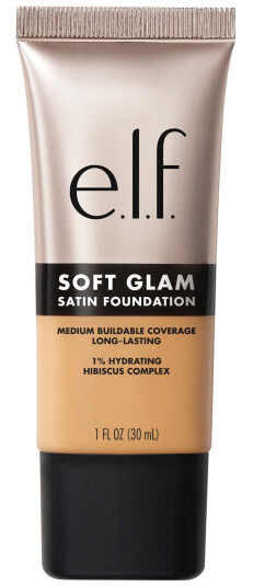 E.l.f. Soft Glam Satin Foundation 30ml - Medium Warm med Middels Dekning E.l.f. Soft Glam Satin Foundation 30ml - Medium Warm med Middels Dekning
