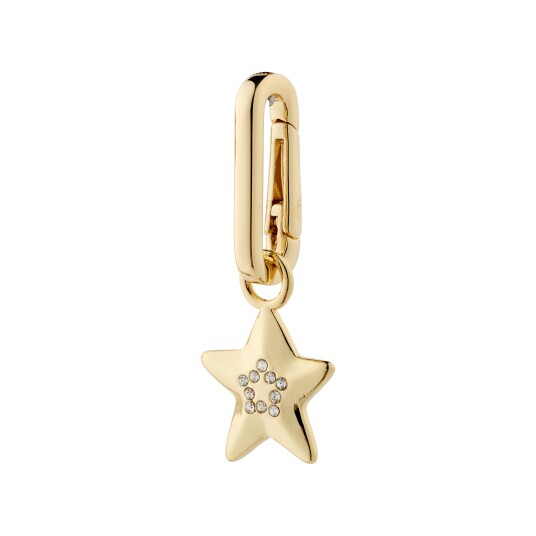 Pilgrim CHARM stjerne anheng gullbelagt