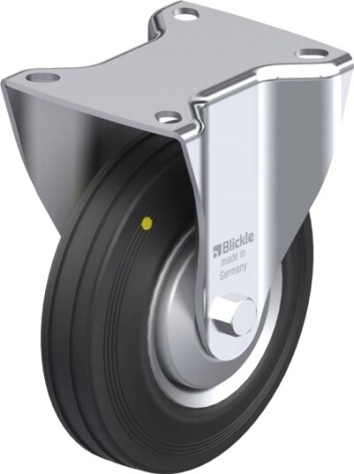 Blickle 666313 B-Ve 125R-El-Fa Faste Hjul, 125 Mm, Bæreevne (Maks.) 100 Kg (1 Stk.)