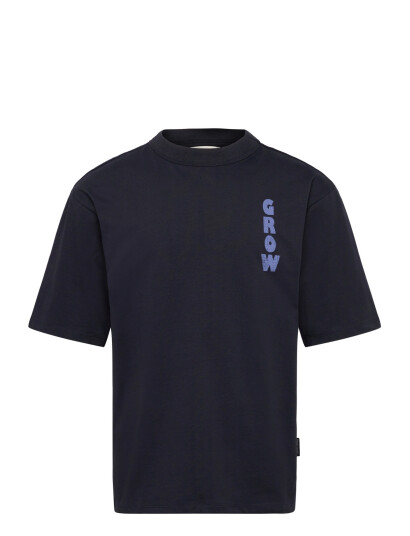 Casual Friday Cftue Relaxed Tee With Prints Navy L Casual Friday Cftue Relaxed Tee With Prints Navy L