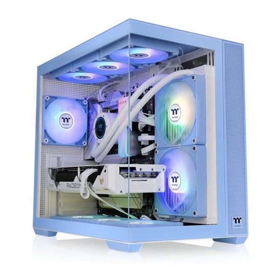 Thermaltake View 380 TG ARGB Mid Tower Kabinett Hydrangea Blue Thermaltake View 380 TG ARGB Mid Tower Kabinett Hydrangea Blue
