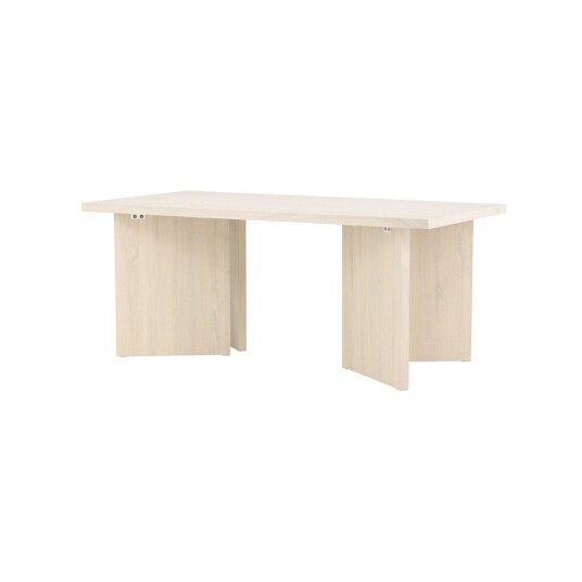 VIND Bassholmen spisebord Whitewash 180 x 90 cm Hvit