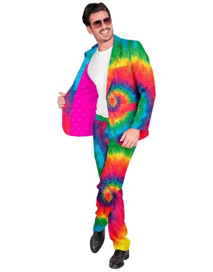 Tie Dye UV Glow Kostymedress Tie Dye UV Glow Kostymedress