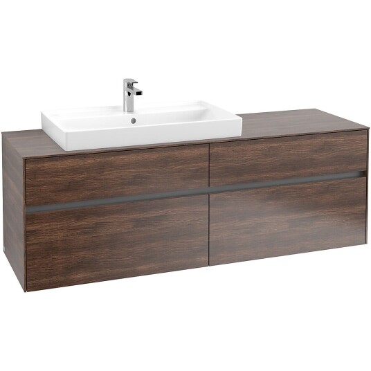 Villeroy & Boch Collaro Servantskap med 4 skuffer 160x50x54,8 cm u/lys Arizona Eik Villeroy & Boch Collaro Servantskap med 4 skuffer 160x50x54,8 cm u/lys Arizona Eik