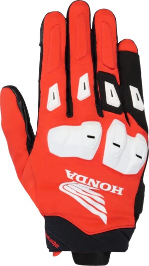 MC-Hansker Alpinestars Honda SP X 3 KnallRød /Svart /Hvit L