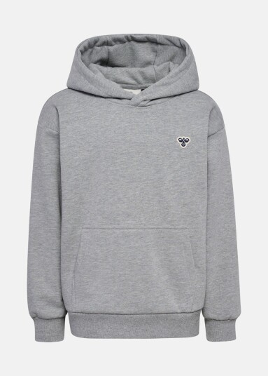 Hummel Hmljr Loose Hoodie Bee Grey Melange 122/128 Hoodies Hummel Hmljr Loose Hoodie Bee Grey Melange 122/128 Hoodies