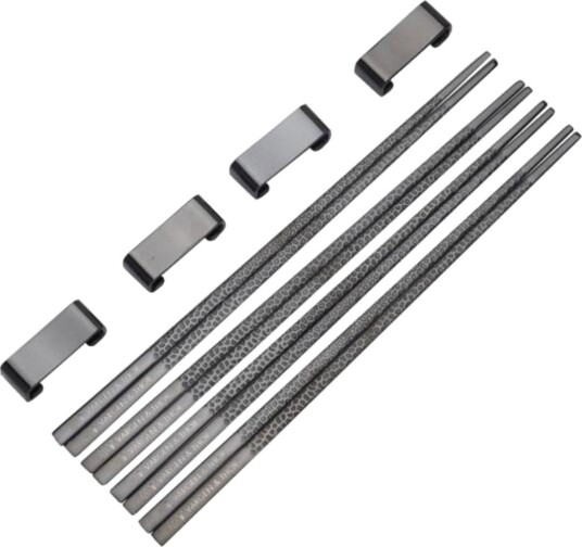 Thor Kito Chopsticks spisepinner 4 pakning Svart Thor Kito Chopsticks spisepinner 4 pakning Svart