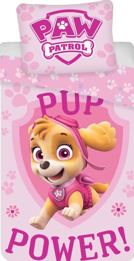 Paw Patrol Sengesett 150 x 210 Rosa