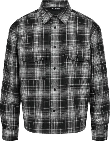 HAN Kjøbenhavn Checked Overshirt Black S HAN Kjøbenhavn Checked Overshirt Black S