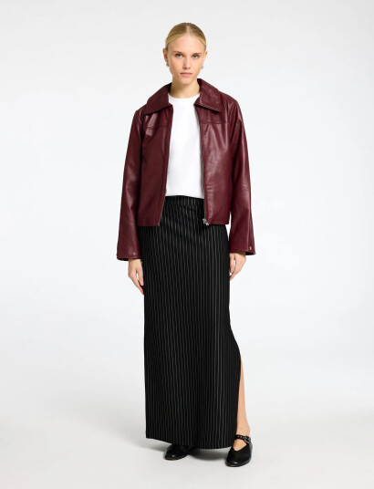 Selected Slfpennie Hw Ankle Skirt - Black - M