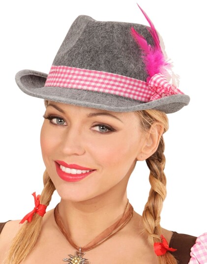 Widmann S.r.l. Oktoberfest Hatt med Fjær - One size