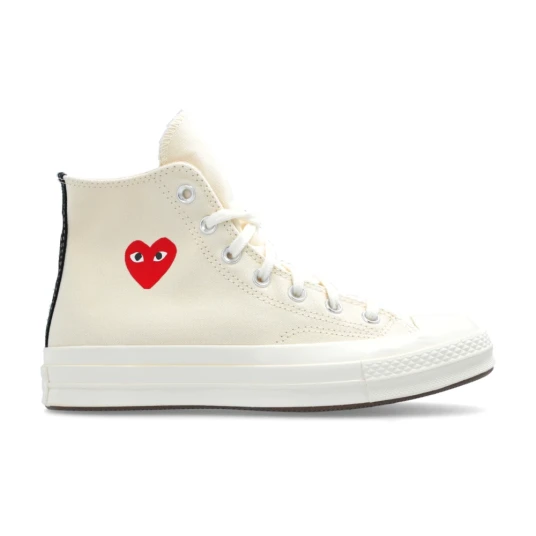 Comme des Garçons Play Dame Sko Hvit 37 EU,