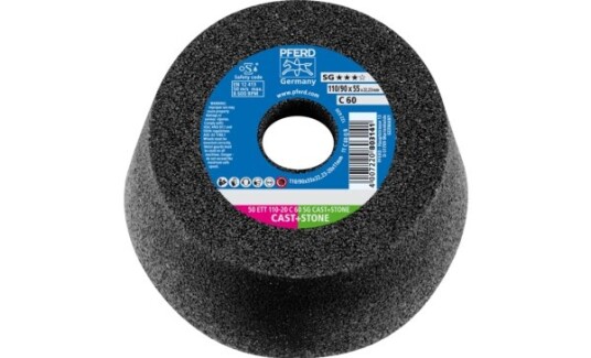 Pferd 50 Ett 110-20 C 60 Sg Cast+Stone, Støpejern, Pferd, 2,22 Cm, 8600 Rpm, 2 Stykker