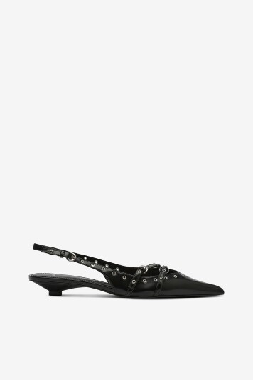 Mango Slingbackser Vany Svart