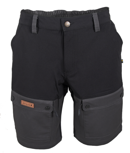 Woodline Shorts Boksund Svart/Grå XXL