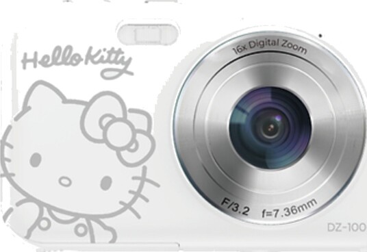 Yashica DZ 100 Hello Kitty Edition Digitalkamera 5MP Hvit