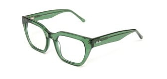 Glas Lesebriller Kiara Forest Green Blue Light