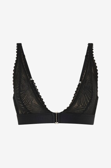 La Redoute Collections Hibiscus bralette uten bøyler Svart