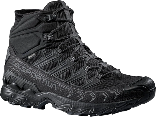 La Sportiva Men's Ultra Raptor II Mid GORE TEX Black/Reflective 43 La Sportiva Men's Ultra Raptor II Mid GORE TEX Black/Reflective 43