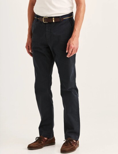 Morris Jeffrey Summer Chino   Navy   36 x 32
