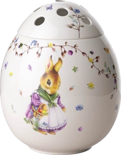 Villeroy & Boch Spring Fantasy Emma & Paul vase 18 cm 2,8L grønn/hvit Villeroy & Boch Spring Fantasy Emma & Paul vase 18 cm 2,8L grønn/hvit
