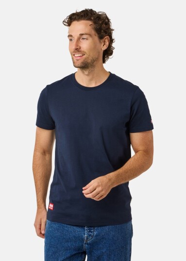 Huski Wear Logo Tee 2 Navy Blue M T Shirts