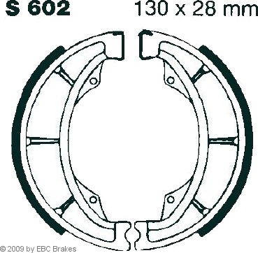 Bremsesko sett EBC Brakes S602