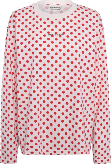 Marimekko Nippa Pallo OFF WHITE RED M