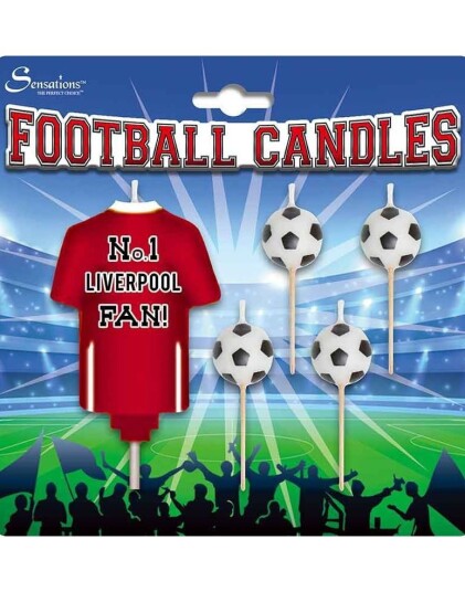 Crosswear Crosswear 5 stk Liverpool Fan Supportertrøye & Fotballer Kakelys 030177