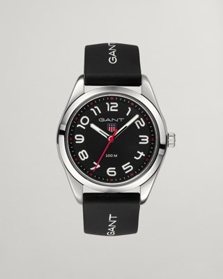 Campus klokke med sort silikonrem (7-16 år) BLACK 32