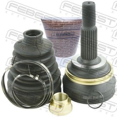 Febest Drivknute drivaksel FEBEST 0110 054