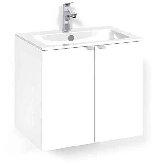 Macro Design Crown Plain Servantskap 2 dør - med Light 14 Eller 45 Servant Hvit / 60x45cm Macro Design Crown Plain Servantskap 2 dør - med Light 14 Eller 45 Servant Hvit / 60x45cm