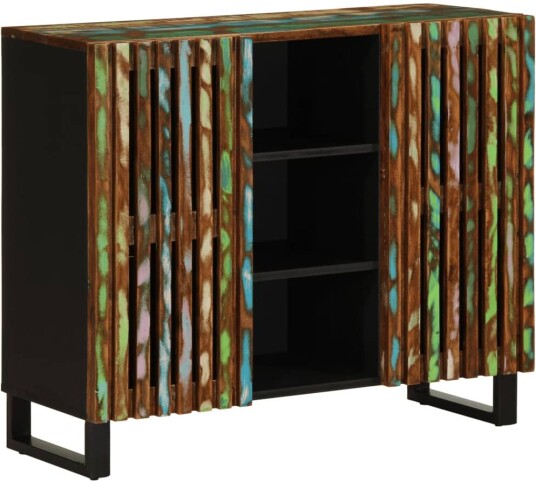Skjenk 90x34x75 cm heltre akasie