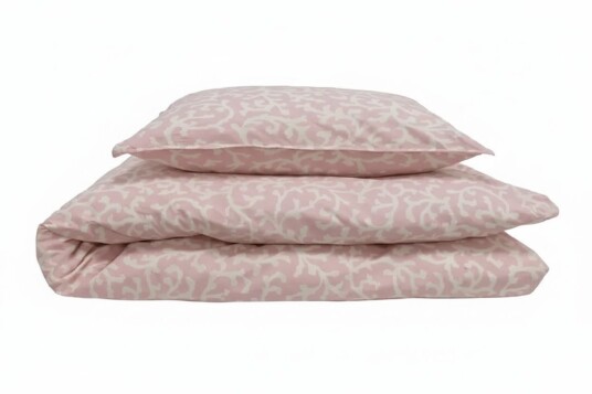 Tone Kroken La Mer sengesett   Rosa 200 x 220 cm Rosa