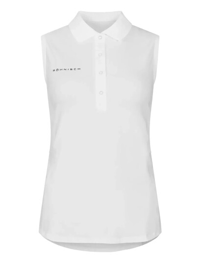 Röhnisch Nicky Sleeveless Poloshirt White XS Röhnisch Nicky Sleeveless Poloshirt White XS