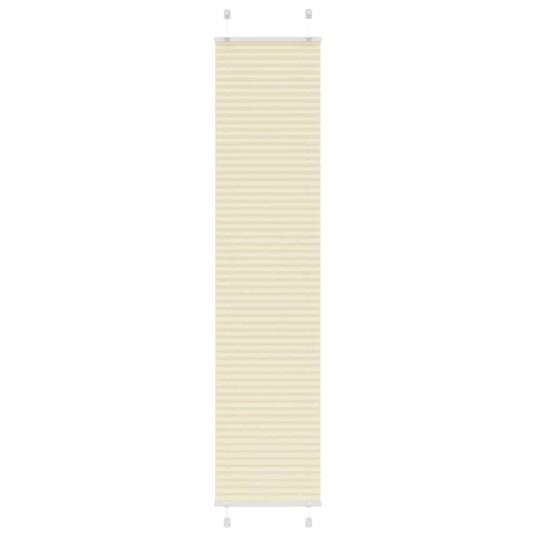 plisségardin krem 50x200 cm Stoff Bredde 49,4 Polyester