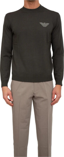 Emporio Armani Herre Strikkevarer Grønn XL, Emporio Armani Herre Strikkevarer Grønn XL,