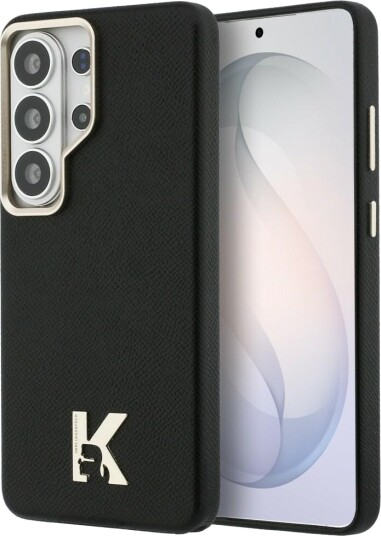 Karl Lagerfeld MagSafe Mobildeksel med Metallogo til Samsung Galaxy S26 Ultra - Svart