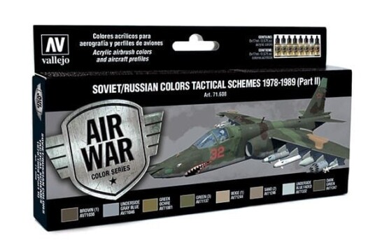 Vallejo Model Air Soviet/Russian Colors Tactical Schemes 1978-1989 (Part II)
