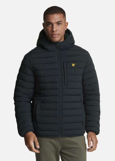 Lyle&Scott Stretch Lightweight Quilted Ja Dark Navy L Høstjakker