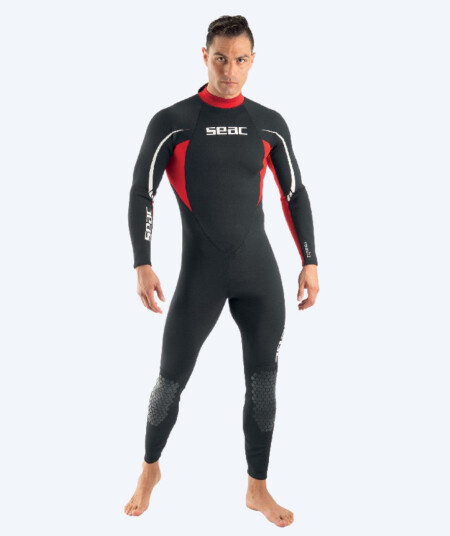 SEAC våtdrakt til menn Relax Long 2.2 MM Svart/rød SEAC våtdrakt til menn Relax Long 2.2 MM Svart/rød