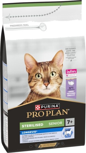 Purina Pro Plan Sterilised Senior 7+ Longevis Kalkun 2 X 1.5 kg