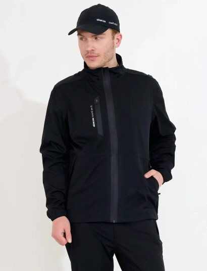 Abacus Mens Bounce Rainjacket   Black   XL