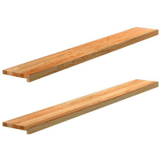 2 Stk Lysebrun 160x20x2cm Heltre Eik 2 Stk Lysebrun 160x20x2cm Heltre Eik