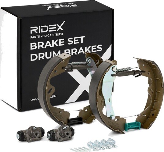 Bremsesett, trommebremse RIDEX 3859B0241