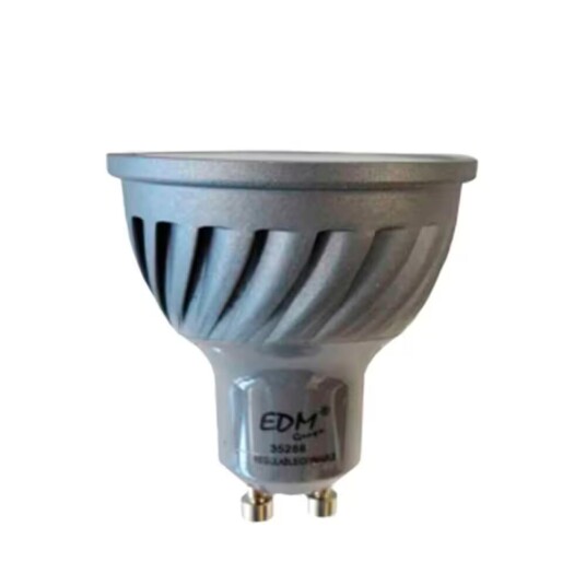 Edm LED-lampe Kan justeres G 6 W GU10 480 Lm Ø 5 x 5,5 cm 6400 K
