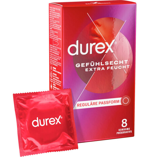 Durex Condoms Feel Thin Extra Lube 8 stk. Durex Condoms Feel Thin Extra Lube 8 stk.