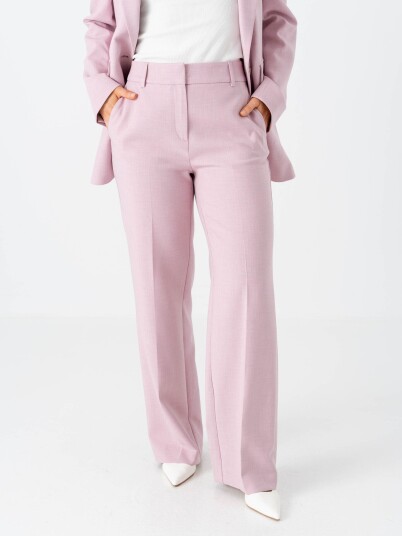Selected Femme Rita Mid Waist Wide Pant Rosa 44/30